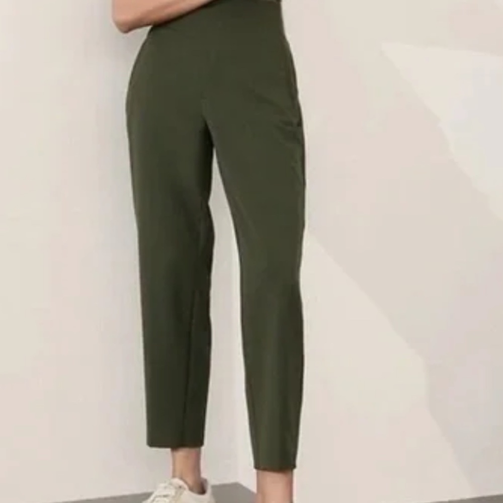 NWT Athleta Endless Pant Aspen Olive Green 6